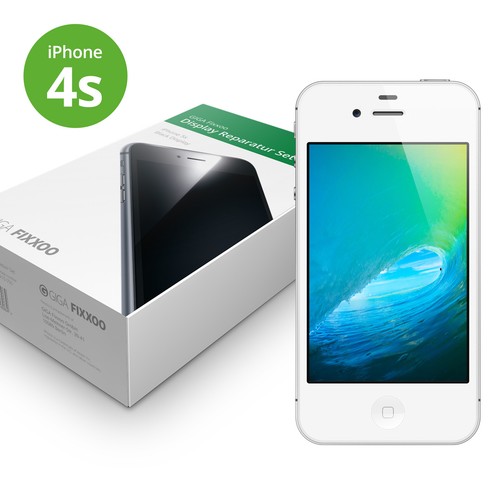 Display iphone bianco di - 4s,